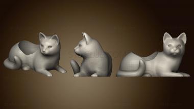 3D model Cat Pot (STL)